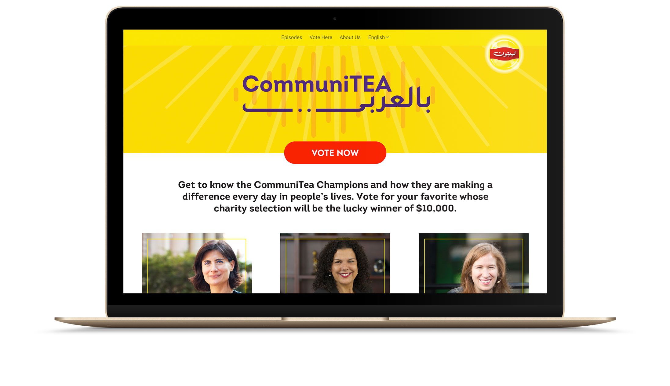 Lipton-CommuniTea-WebsiteMock